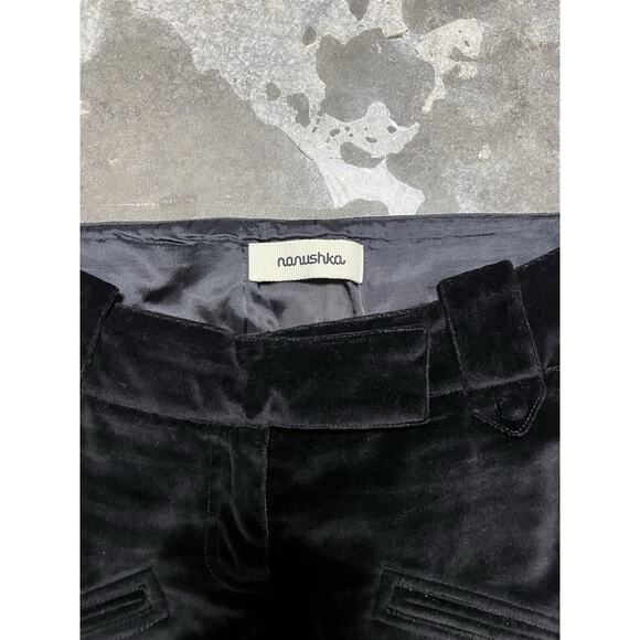 Nanushka Black Cotton Capri Pants Shorts Size Small 31x19.5 - Picture 3 of 7